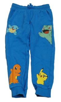 Modré tepláky s Pokémony C&A