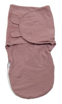 Starorůžová bavlněná rychlozavinovačka