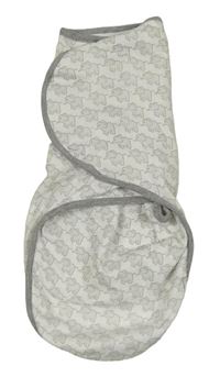 Bílá rychlozavinovačka se slony Jojo Maman Bébé