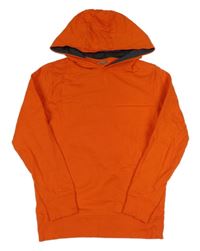 Červená mikina s kapucňou Destination