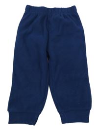 Tmavomodré fleecové tepláky Ergee