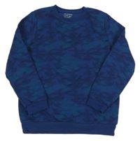 Tmavomodrá army mikina Primark