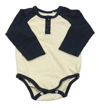 Béžovo-tmavomodré body Topomini