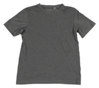 Tmavosivé melírované tričko Yigga