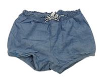 Modré kraťasy riflového vzhledu H&M