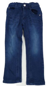 Tmavomodré teplákové skinny rifle Topolino