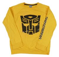 Hořčicová mikina s Transformers