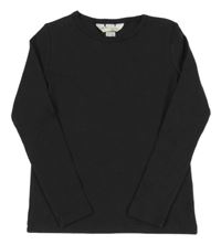 Antracitové rebrované tričko H&M