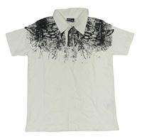 Bielo-čierne polo tričko One by One