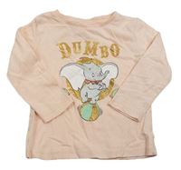 Meruňkové triko s Dumbem Disney