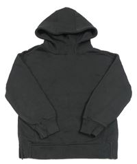 Tmavosivá mikina s kapucňou Zara