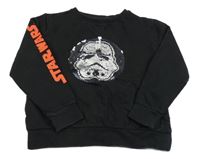 Čierna mikina so StarWars z flitrů Next