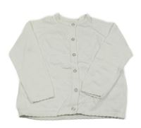 Biely ľahký vzorovaný prepínaci sveter Nutmeg