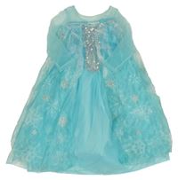 Kostým - světlemodré tylové šaty s flitry - Elsa - Frozen H&M