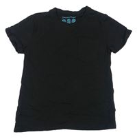 Čierne tričko s vreckom Primark