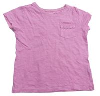 Ružové tričko s vreckom Primark
