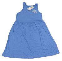 Modré šaty s potlačou Primark