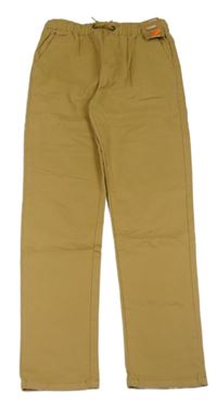 Pískové plátěné chino kalhoty Dunnes Stores