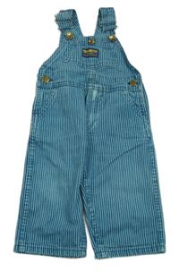 Modro-tyrkysové pruhované na traké rifle OshKosh