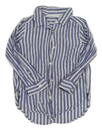 Bielo-modrá pruhovaná blúzka H&M