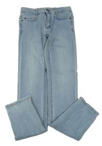 Nové - Světlemodré teplákové skinny rifle Esprit