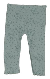 Svetlomodré legíny s medvídkem Pú George