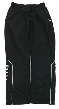 Čierne šušťákové nohavice JAKO