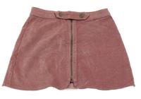 Nové - Staroružová menšestrová sukňa Zara