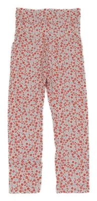 Bílo-růžovo-modré květované lehké tepláky Nutmeg