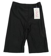 Nové - Čierne elastické kraťasy