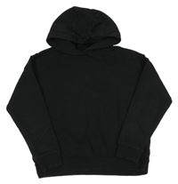 Čierna crop mikina s kapucňou F&F