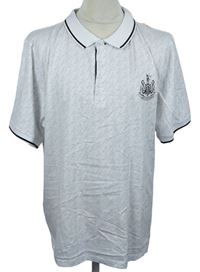 Pánské bílé polo tričko s erbem Castore vel. XXXL