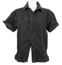 Pánska sivá rifľová košeľa Boohoo