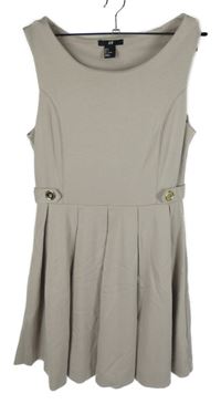 Dámske béžové šaty H&M