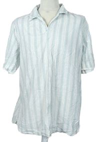 Pánska bielo-svetlomodrá prúžkovaná košeľa Cherokee