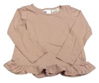 Svetloružové tričko H&M