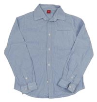 Svetlomodrá pruhovaná bodkovaná á košeľa S. Oliver