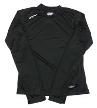 Čierne športové funčkní tričko s logom Sondico