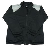 Čierno-sivá športová prepínaci mikina L&D