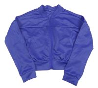 Fialová športová prepínaci crop mikina