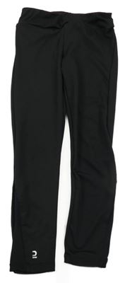 Čierne športové legíny s kamienkami