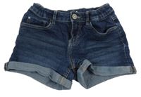 Tmavomodré rifľové kraťasy C&A