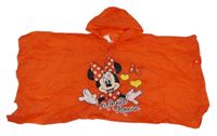 Červená pončo pláštěnka s Minnie a kapucňou