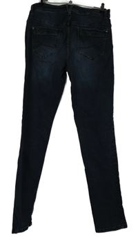 Dámske tmavomodré džegíny Pompoos