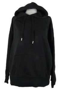 Pánská černá mikina s kapucí H&M