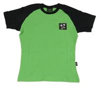 Zeleno-čierne tričko Kleiner Feigling