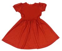 Červené trblietavé šaty George