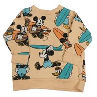 Marhuľová mikina s Mickeym Disney