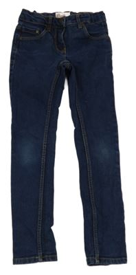 Tmavomodré skinny rifle Alive