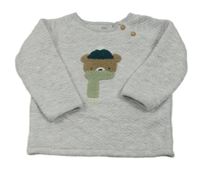 Sivá mikina s medvěďom F&F